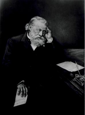 Hendrik Consciènce door Van den Broeck 1882  Taxandriamuseum