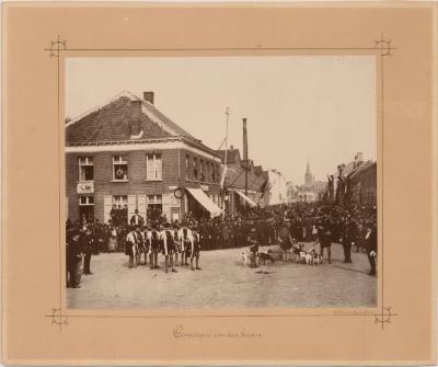 Eeuwfeest Slag van Turnhout 1889. Consistorie v.d. hoorn
