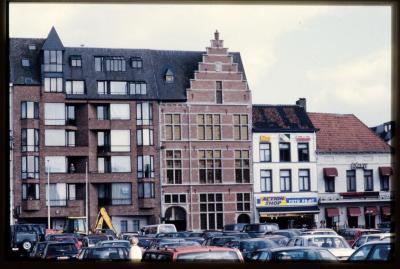 Deel van de oostzijde van de Grote Markt te Turnhout.