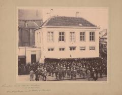 Eeuwfeest Slag van Turnhout 1889. Bezetting kasteel 16e Eeuw