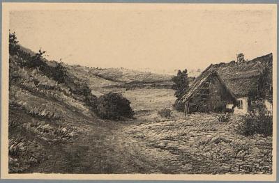 Omstreken - Westerloo - Environs. De Vallei (September) - La Vallée (septembre). (d'après le tableau de Louis Wilmet).