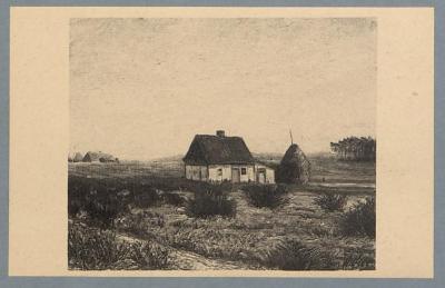 Omstreken - Westerloo - Environs. Stulp - Kipdorp - Cabane. (d'après le tableau de Louis Wilmet).