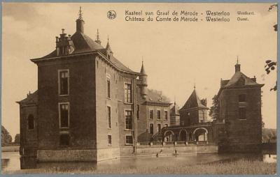 Kasteel van Graaf de Mérode - Westerloo Westkant. Château du Comt de Mérode - Westerloo Ouest.