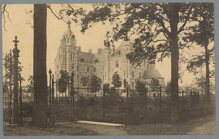 Westerloo. Kasteel van Mej. Gravin de Merode Château de Mlle la Comtesse de Mérode.