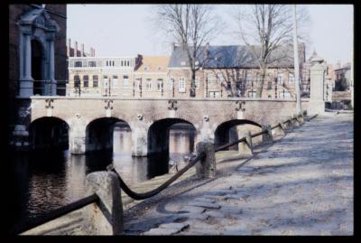 De brug van het kasteel van de hertogen van Brabant te Turnhout.