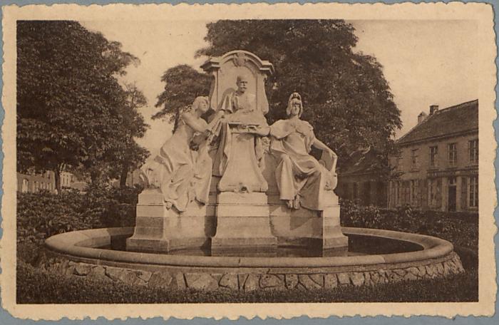 Westerloo Standbeeld Graaf Hendrik de Merode. Monument du Comte Henri de Merode.