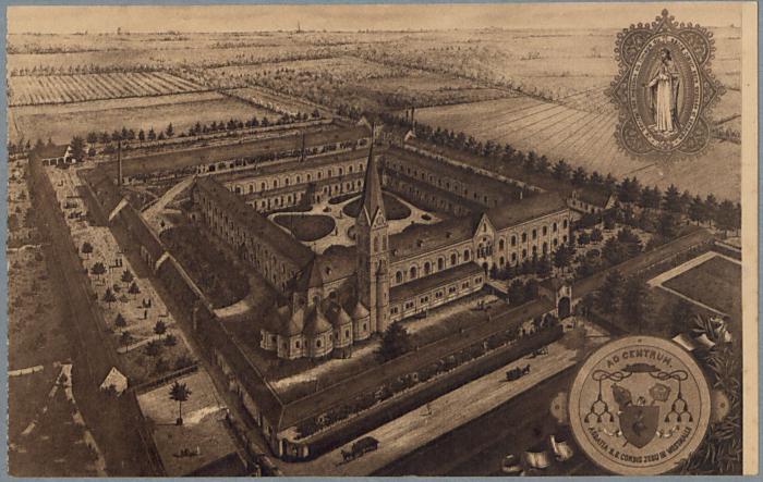 Westmalle Cisterciëzer Abdij Abbye Cistercienne Algemeen zicht. Vue panoramique