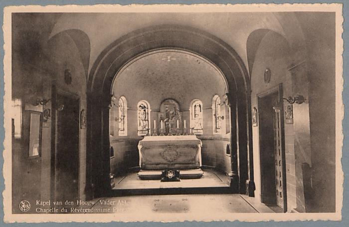 Westmalle Cisterciënzer Abdij Abbaye Cistercienne Kapel van de Hoogw. Vader Abt. Chapelle du Révérendissime Père Abbé