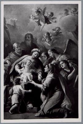 Cisterciënzer Abdij (Trappisten) Westmalle. Bezoek bij de H. Familie E. lesueur 1617-1655