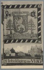 Katholieke Wacht Westmalle 1 mei 1913 Inhuldiging der Vlag