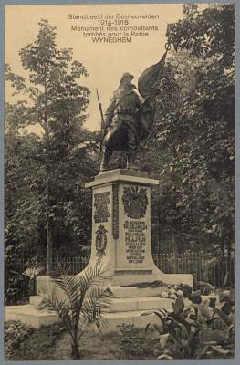 Standbeeld der Gesneuvelden 1914-1918 Monument des combattants tombés pour la Patrie Wyneghem