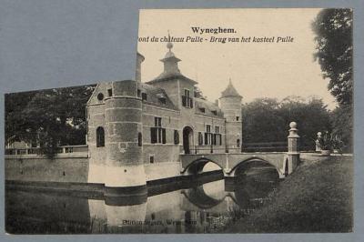 Wyneghem. Pont du château Pulle - Brug van het kasteel Pulle