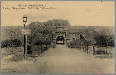 Wyneghem Fort 1 Ingang Telegrafisten Entrée des Télégraphiste