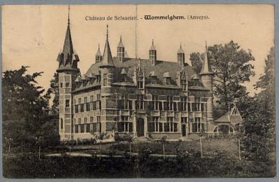 Château de Selsaeten. - Wommelghem. (Anvers).