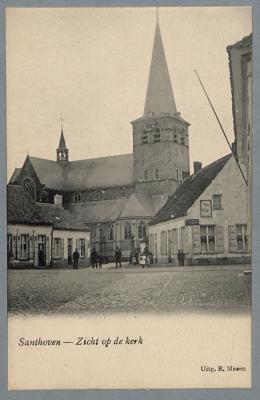 Santhoven - Zicht op de kerk