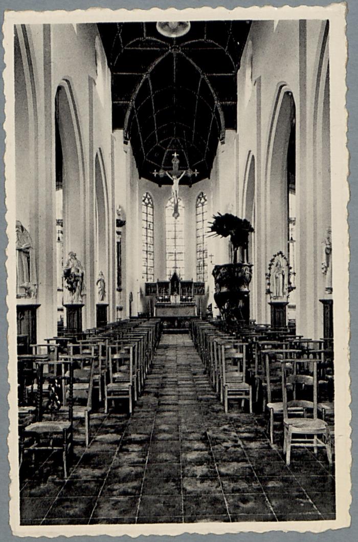 Zoersel. Kerk : Binnenzicht