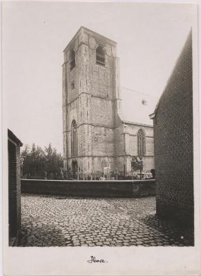 St. Laurentiuskerk / exterieur / vernield
