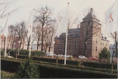 Omgeving van kasteel vóór rooien van bomen 1994
