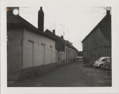 Akkerpad / gevels van oude huisjes in 1973
