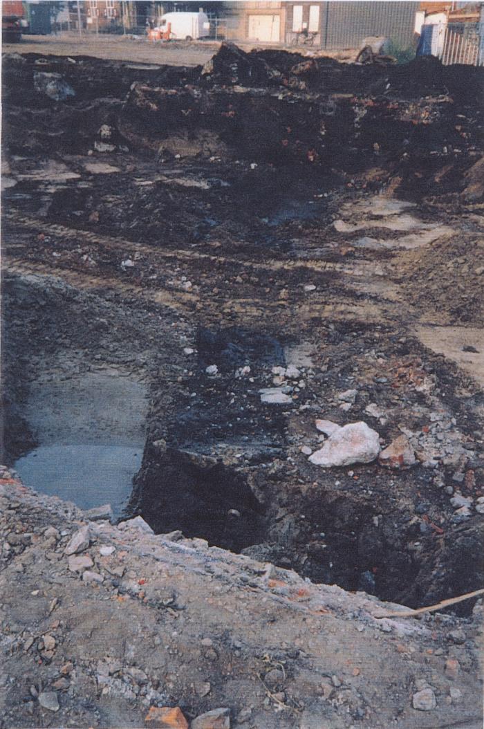 Bouwwerf  hoek Oude Vaartstr. - Krt. Begijnenstr.
