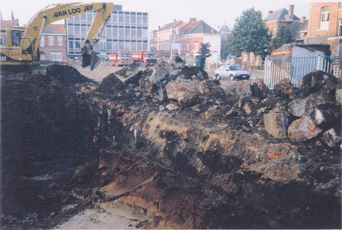 Bouwwerf  hoek Oude Vaartstr. - Krt. Begijnenstr.
