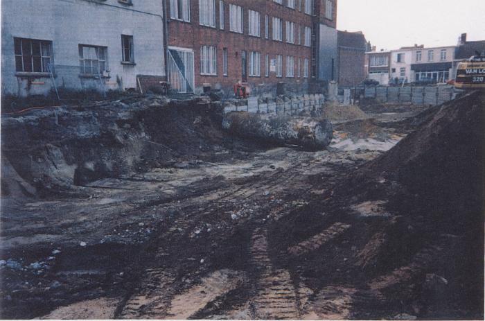 Bouwwerf  hoek Oude Vaartstr. - Krt. Begijnenstr.
