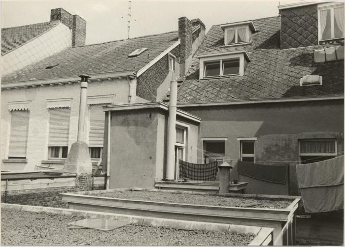 Zicht over daken en huizen in Turnhout
