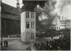 Grote Markt / Brandweeroefening (± 1900)
