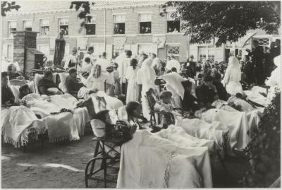 Foto van Begijnhof : ziekentridiuüm 1936