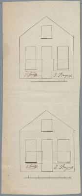 Baeyens F., [Graven Akker] weg Turnhout Diest, veranderen deur en raam, 2/11/1857 