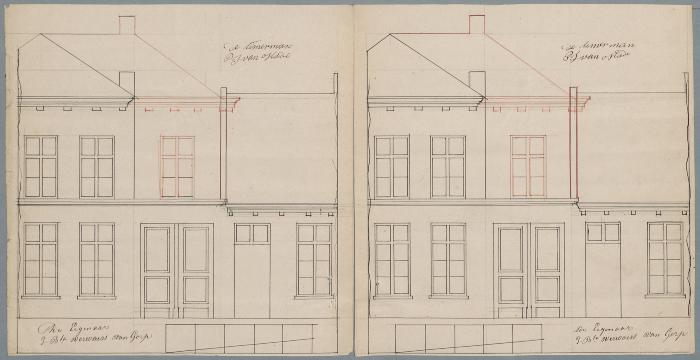 Verwaest Van Gorp J.B., Herentalsstraat , Wijk 3 nr 47, gevelverandering, 29/7/1868 