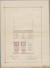 De Kinderen Peeters, Herentalsstraat, 20, voordeur met raam verplaatsen, 24/10/1890 