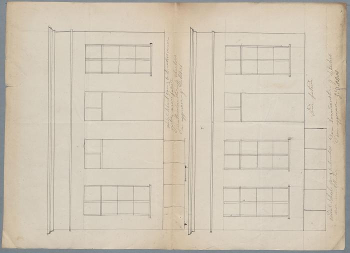 Dekkers G., Herentalsstraat , Wijk 2 nr 450, uitbreken raam, plaatsen deur, 6/8/1864 