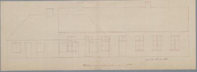 Vandeluy gaet[der], Herentalsstraat , Wijk 5 nrs 1 en 2, [winkel] grote verbouwingen aan twee woningen, 27/3/1855 