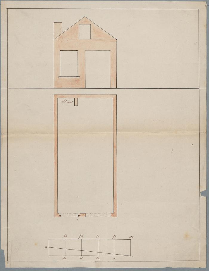 Vanden[Hout?], Herentalsstraat , Wijk 2 nr 506, plaatsen achterbouw en plaatsen schouw, 30/9/1868 