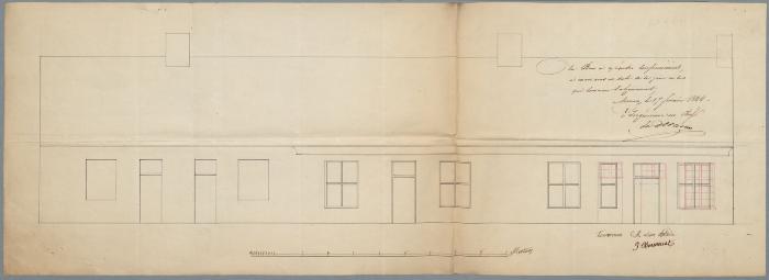 Verwaest Joannes, Graatakker , Wijk O nrs 673 en 674, veranderingen deur(en), raam en schouw, 22/1/1846 