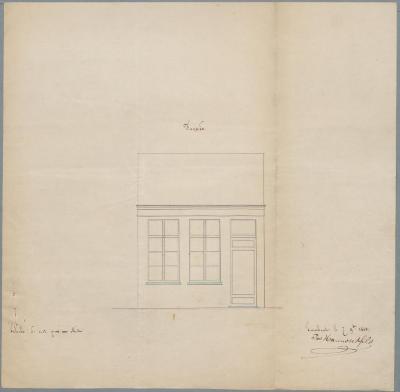 Hamoset Joseph, Herentalsstraat, Wijk 2 nr 341 , bouwen huis, 7/11/1861