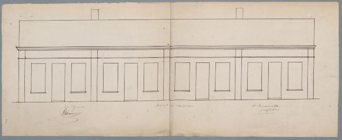 Biermans, Hofpoort, bouwen 4 werkmanswoningen, 24/12/1873