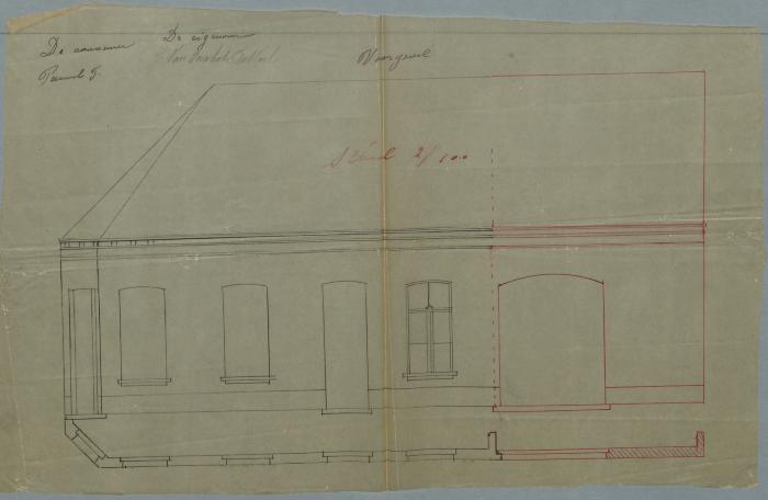 Van Aerschot J., Baan Turnhout-Diest , Sectie M nr 76, bouwen schuur naar woonhuis, 12/5/1896 