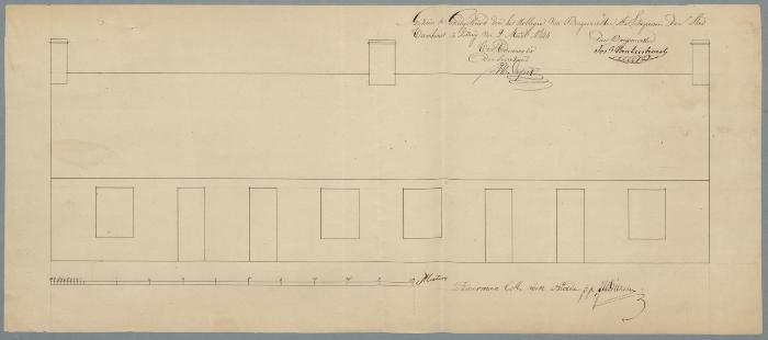 Michielsen A.C. weduwe Dierckx, Baarledijk, bouwen 4 woningen, 2/3/1844