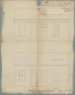 Broekx Antoni, Begijnenstraat , Wijk 4 nr 407, plaatsen nieuwe ramen en deur, 5/3/1846 