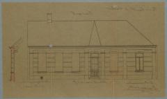 Van Laer, Hoek Steenweg Turnhout Baarle (aan de oude vaart) en nieuwe steenweg, bouwen huis, 16/9/1893 