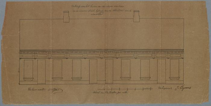 Clymans Joseph, Bentelstraat , bouwen 4 woningen, 12/9/1874