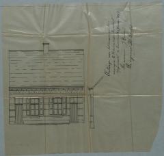 Davids H., Lokeren (naast steenweg van Turnhout naar Gierle) (De Lokerenkroon), bouwen huizing met 2 woningen, 11/6/1897 