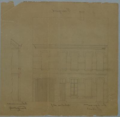 Maes H., Hofstraat , Wijk 4 nr 109, bouwen 2 woningen, 19/4/1884