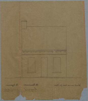 Van Mechelen, Bentelstraat , bouwen huis, 16/9/1876 