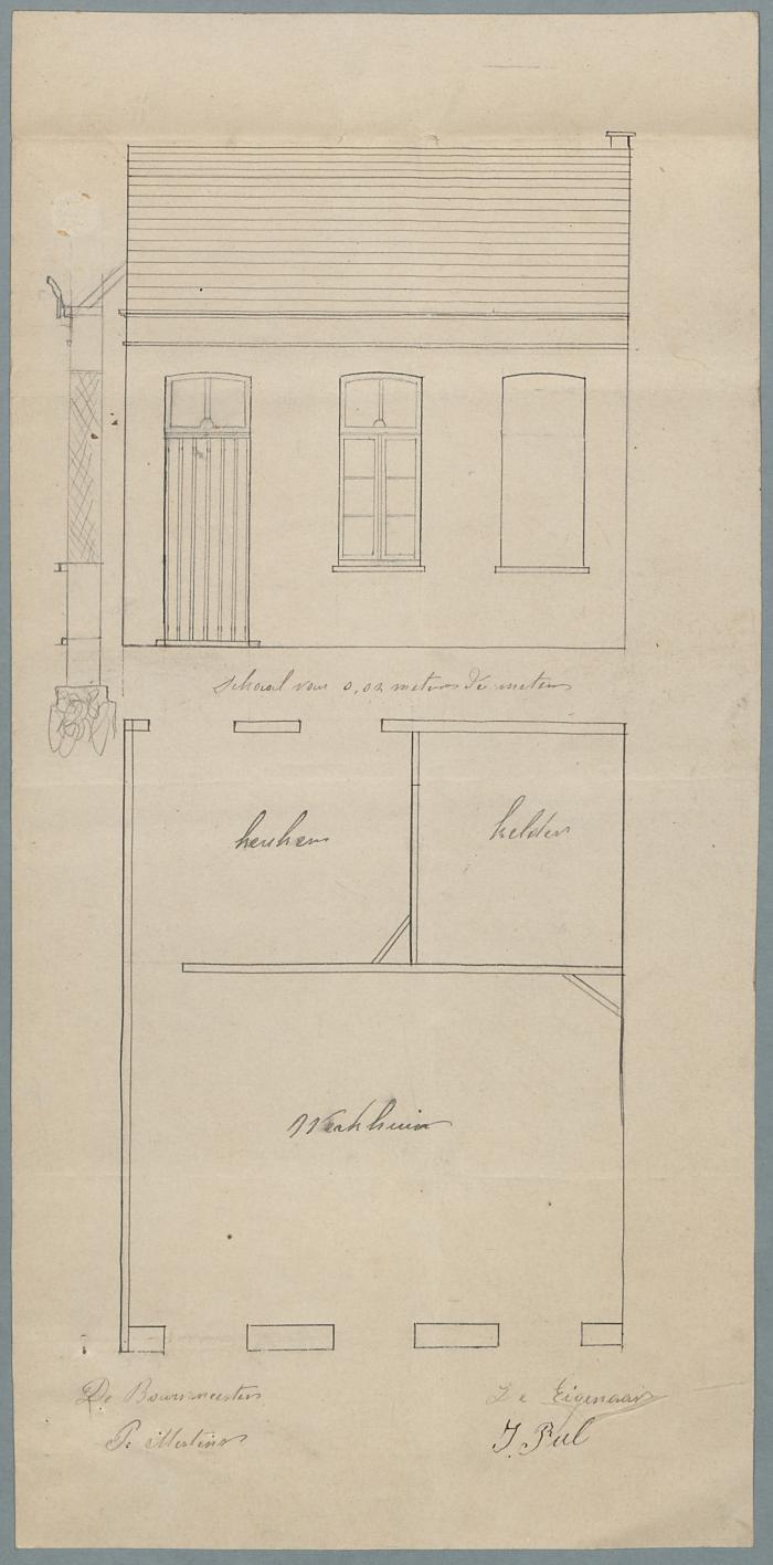 Pul, Baan Turnhout - Diest, Wijk N nr 1313, bouwen woning, 27/11/1879