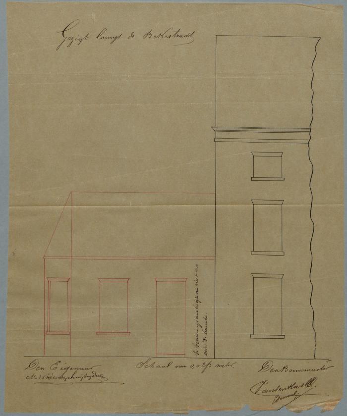 Nieuwenhuysen - Deelen, Beekstraat en Sint-Jozefsplein, bouwen huizen, 10/2/1870 
