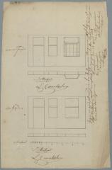 Cornelissen L., Otterstraat , Wijk 1 nr 261, gevelverandering (kas voor de venster hangen voor homogien), 9/4/1838 