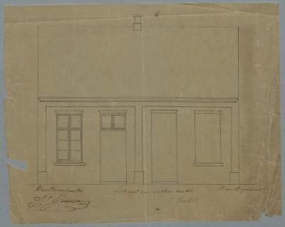Bertels J., Otterstraat , bouwen huizing, 12/11/1869